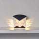 Black Aluminum Owl LED Light Fixture