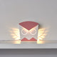 Pink Aluminum Owl LED Light Fixture